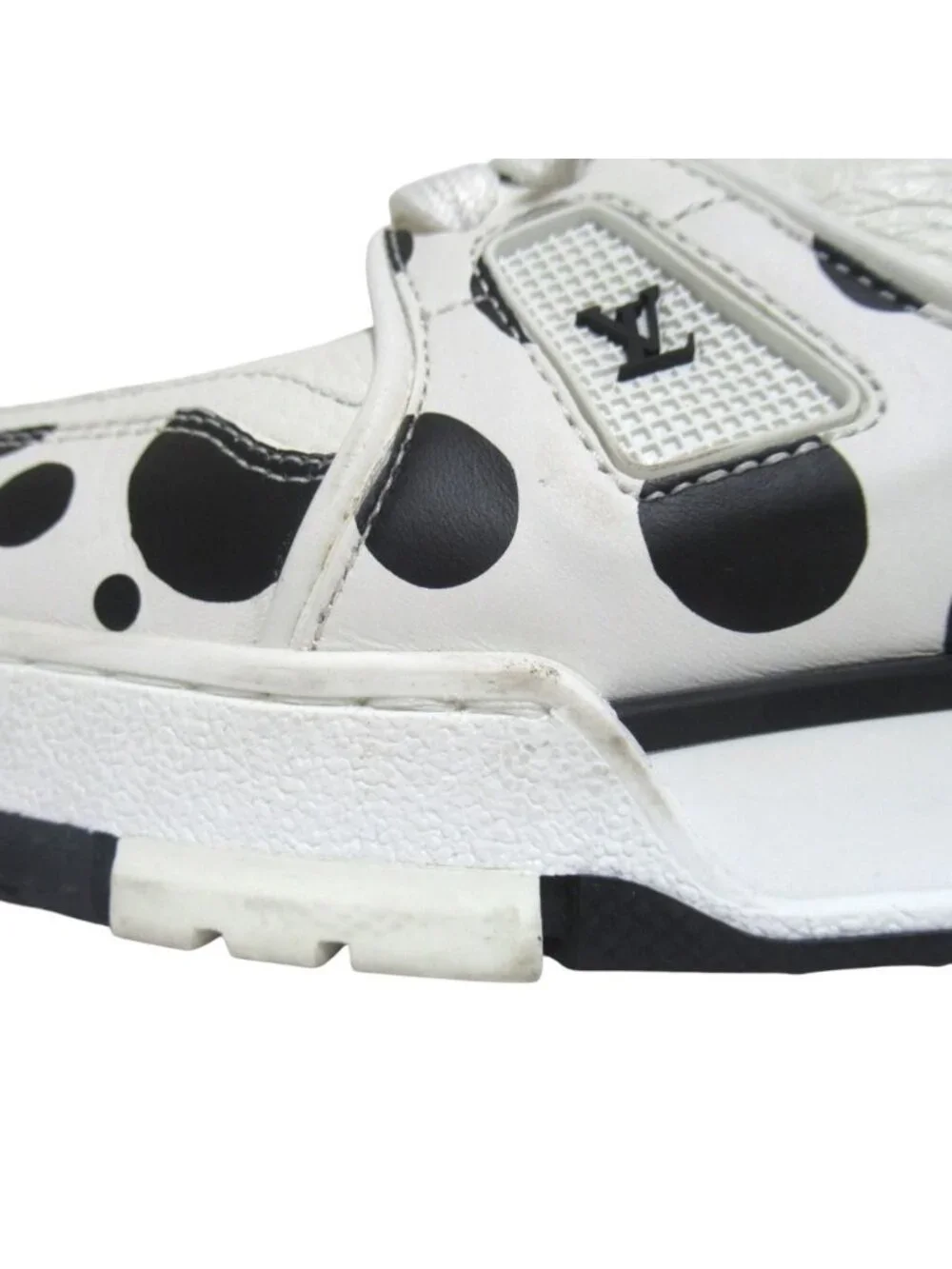 Louis Vuitton Yayoi Kusama Collaboration LV Trainers Leather Sneakers 7.5